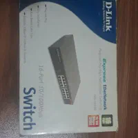 سوییچ شبکه 16 پورت dlink|مودم و تجهیزات شبکه|همدان, |دیوار