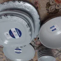 سرویس چینی فرانسه اصل رنگ طوسی