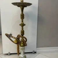 قلیان تنه برنجی کاملا سالم در حد نو