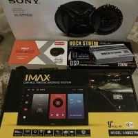 ضبط آندروید IMAX خودرو،آمپلی،دوربین،اسپیکر