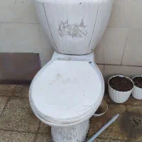 توالت فرنگی سرامیکی  سالم آماده نصب