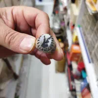 انگشتر نقره نگین شجر اصلی|جواهرات|مشهد, پایین خیابان|دیوار