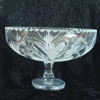 میوه خوری کریستال پایه دار