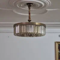 دوعدد لوستر سقفی نو