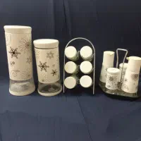 سرویس پا سماوری ۱۴ تیکه تمیز وبدون ایراد