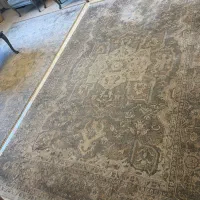 دو عدد فرش ماشینی طرح آنتیک
