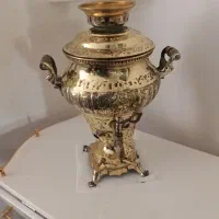 سماور برنجی  و استیل نو و پارچ برنجی