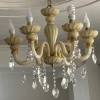لوستر کریستالی ۸و۶شاخه|لوستر و چراغ آویز|تبریز, |دیوار