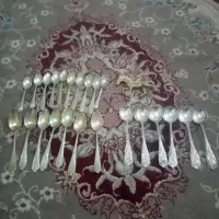 قاشق های برنجی قدیمی