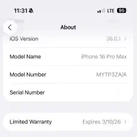 Iphone 16 pro max zaa|موبایل|بندرعباس, |دیوار