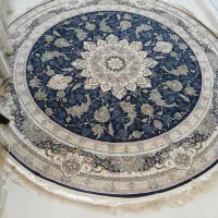 قالی گرد 1200شانه 4 متری