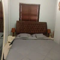 سرویس خواب دونفره با تشک فنری سالم|تخت و سرویس خواب|گرگان, |دیوار