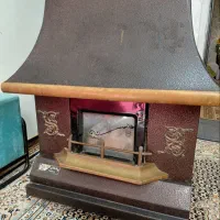 بخاری گازی طلایی شومینه مدل ۱۰۰۰۰