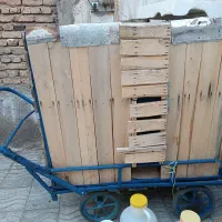 چهارچرخ.همراه‌باقفس.دوطبقه