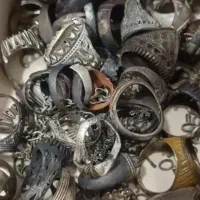 حربدار نقره شکسته و مستعمل