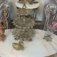 وسایل برنز برنجی  شیک سیقلی باارزش دکوری اصل|صنایع دستی و سایر لوازم تزئینی|قم, پردیسان|دیوار