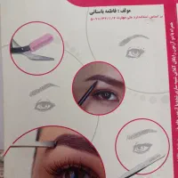 کتاب ابرو و صورت زنانه فنی حرفه ای