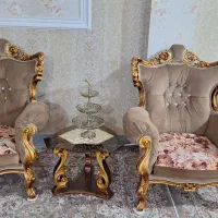 مبل کلاسیک با چوب راش