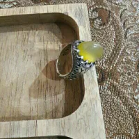 سنگ عقیق رکابش نقره