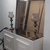 آینه کنسول و شمعدونی