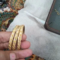النگو سایز ۱ قیچی شده ۱۸عیار وزن۲۷گرم