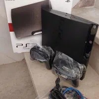 سونی۳ اسلیم ps3 پلی استیشن۳ ۷۵۰ گیگ دو دسته