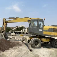 بیل مکانیکی لاستیکی اچ صد he100 هپکو|خودرو سنگین|تبریز, |دیوار
