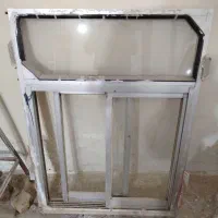 درب و پنجره آلومینیومی باچارچوب در حد نو|مصالح و تجهیزات ساختمان|اسدآباد, |دیوار