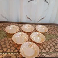 ظروف دیس بشقاب بارفتن چینی سورمه ای قدیمی دکوری