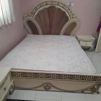 تخت دونفره منبت کاری|تخت و سرویس خواب|محلات, |دیوار