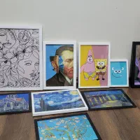 پک ۱۱ عددی تابلو تزئینی و فانتزی