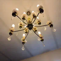 لوستر آنتیک قدیمی|لوستر و چراغ آویز|کرج, گوهردشت|دیوار