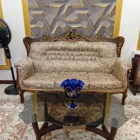 مبل استیل ۹ نفره در حد بسیار تمیز
