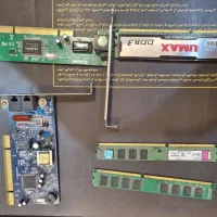 cpu e8400 intel.  و ram ddr3 2g و کارت وایرلس|قطعات و لوازم جانبی رایانه|تهران, مجیدیه|دیوار