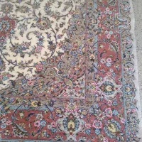 فروش فرش دستبافت جفت گل ابریشم