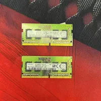 2 عدد رم 4 گیگ(ddr4 )سامسونگ (samsung)3200 hzلپتاپ
