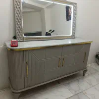 دو عدد آینه وکنسول|بوفه، ویترین، کنسول|گرگان, |دیوار