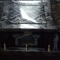 بخاری گازی طرح شومینه هیتا شعله در حد نو