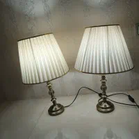 آباژور شامپاینی ۲تا برقی لامپ دار تکی هم فروخته