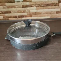 تابه رژیمی گریل چدنی دو طرفه  گراتیت