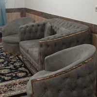 مبل هفت نفره حدود یک سال کار کرده سالم و نو|مبلمان خانگی و میز عسلی|آزادشهر, |دیوار