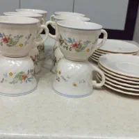 فنجان و نعلبکی ارکوپال طرح ویکتوریا دستی ۴ میلیون|ظروف سرو و پذیرایی|تهران, ابوذر|دیوار