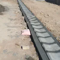 جدول بند خیابان اجرا بلوک فرش