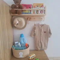 شلف های چوبی مینیمال جذاب برای خوش سلیقه ها|کتابخانه، شلف، قفسه‌های دیواری|رشت, رشتیان|دیوار