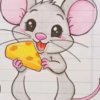 دفتر مشق نقاشی شده