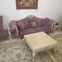 مبل استیل ۷ نفره با میز ناهارخوری ( سفارشی )