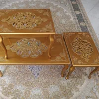 میز جلو مبلی و دوعدد عسلی زیر قیمت بعلت تغییر شغل