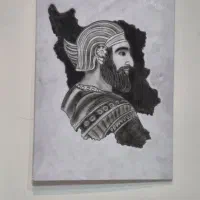 طراحی سیاه قل|تابلو، نقاشی، عکس|ملایر, |دیوار