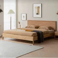 تخت خواب چوبی دو نفره.دو طبقه.سرویس خواب