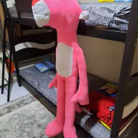 عروسک پلنگ صورتی